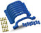 Spielturmking® Handgriffe Spielturm - Wetterfeste Sicherheitsgriffe mit Griffmulden, Robuste Griffe Spielturm, Haltegriffe Spielturm, Klettergriffe Kinder Indoor & Outdoor (Blau, 8er Pack)