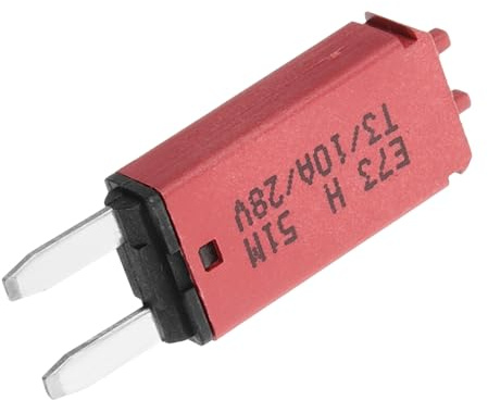 CLISPEED 12v 28v Kleiner Automobil Sicherungsautomat 10a Rückstellbar Rückstellbare Automobilsicherung Farbcodiert Niedrigspannungs Stromschutz Für Fahrzeuge Und Boote