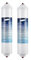 JKDND ABAE-DA29-10105J Compatibile con Samsung Filtro in Linea per L'acqua del Frigorifero Filtro A Bastoncino al Carbone Attivo con Guscio di Cocco(2Pcs)