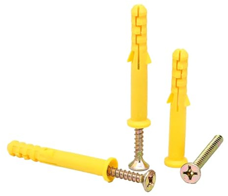 Kit di viti autofilettanti da 40 pezzi Viti ad espansione in acciaio inossidabile M6 × 30 Punte a croce Tasselli e viti for muro a secco