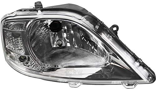 Scheinwerfer Frontscheinwerfer rechts H4 mit Blinklicht Chrom passend für Logan MCV KS_ LS_