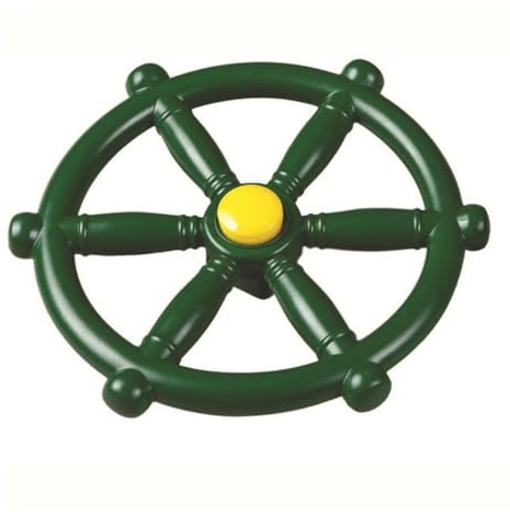 Pirate Ship Wheel Toy – 30cm Steering Wheel, Durable plasticc Play Accessory, Playground Whel Attachment Climbing Frame Treehouse | Outdoor Garden Play Equipment for Kids Playhouse