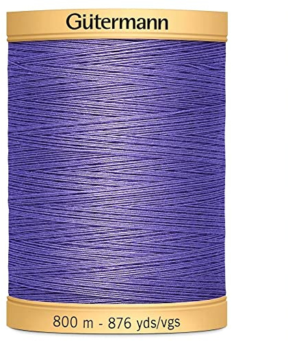 Gutermann 876 yd Natural Cotton Thread Solids, Grape 4434 Purple