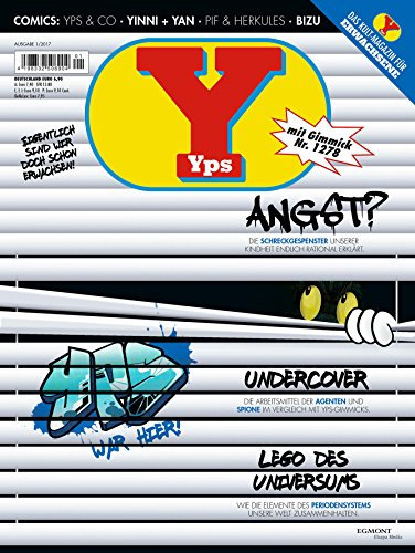 Yps - Das Kult-Magazin für Erwachsene Ausgabe 1/2017 mit Gimmick 1278 Büro-Set mit Geheimstift, Thermo-Sticker und Endlos-Kalender