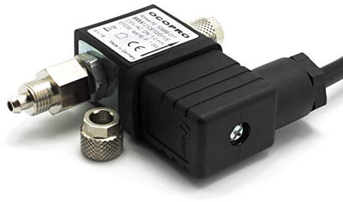OCOPRO CO2 Nachtabschaltung Magnetventil für Aquarien mit 1,6m Kabel Made in Germany