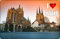 Cadora Magnetschild Kühlschrankmagnet I Love Erfurt I