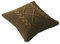 Ancoree Super Weiche Strick Kissenhülle- Kissenbezug Graue Farbe Für Auto-Sofa-Bett-Handgeschöpfte Acryl Gestrickt Dekorativen Platz Warm Wurfkissen Cover/Kissenhülle,45x45CM (Dark Coffee)