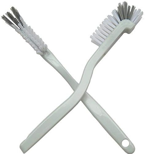 AncBace Dish Brush Kitchen Cleaning Brush Bottle Bathroom Scrub Brushes Sink Household Pot Pan Edge Corners Tile Lines Brush with Stiff Bristles