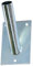 Fahnenhalter Fahnenmasthalter Fahnenwandhalter Fahnenmast Fahne Flagge Einzelhalterung Silber Verzinkt
