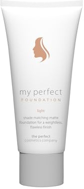 My Perfect Foundation, Penny Lane, 40ml Flawless Buildable Base, Light Shade, Instant Results, Anti-Ageing Velvety Foundation Formula, Matt Finish, Full Coverage, 3 Month Supply, As Seen on TV.