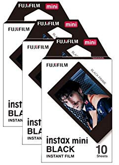 Fujifilm Instax Mini Black Frame Photo Film 30 Pack