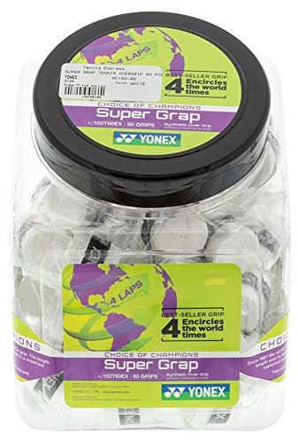 YONEX Super GRAP Weiß Tennisovergrip 60er Pack