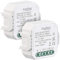 2 doubles interrupteurs connectés à commandes vocales [Luminea Home Control]