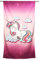 tex family Serviette de Plage en éponge 90 x 170 cm (Flamant Rose)