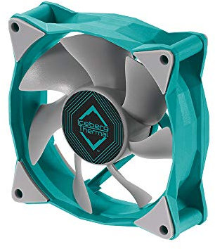 Iceberg Thermal IceGALE Xtra 80 mm - 3000 RPM, 4 Pin, PWM, performances extrêmes, ventilateur PC 80 mm (bleu sarcelle)