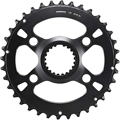 Shimano Unisex – Erwachsene Deore FC-MT610-2 Kettenblatt, Schwarz, 36 zähne