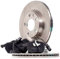 STARK SKBK-10990937 Bremsenset Vorne Belüftet 280mm - Bremsen Set mit Bremsscheiben und Bremsbeläge Satz