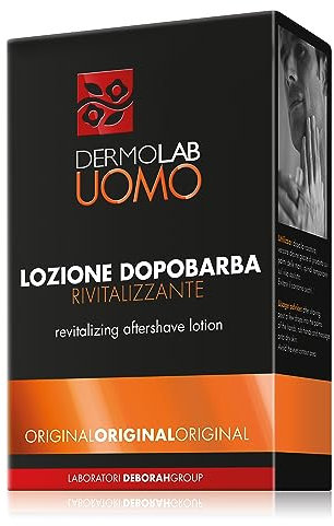 Dermolab Herren - After Shave Lotion mit revitalisierender Wirkung für alle Hauttypen, beugt Rötungen und äußeren Aggressionen vor und verleiht Frische und Energie, dermatologisch getestet, 100 ml