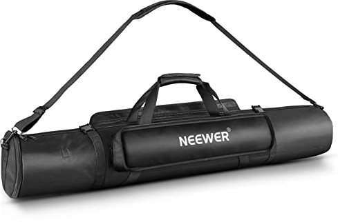 NEEWER 0,6m Stativ Tragetasche, strapazierfähige, wasserdichte Nylontasche mit Griffen und Schultergurten, kompakte Tasche mit durchgehendem Reißverschluss, Außentasche für leichten Ständer/Stativ