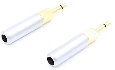 TECKEEN 2x 2.5mm Headphone Stereo Pure Copper Adapter Stereo Adapter for Sennheiser HD700 Earphone, Conversion Headphone Adapte