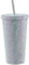 Bling-Diamant-Becher mit Nieten, 17 Oz/500 Ml Bling-Becher mit Deckel und Strohhalm, Edelstahl-Strass-Becher, Isolierte Becher, Kristall-Schaf-Bling-Becher, Party-Becher für Damen und(Mehrfarbig)