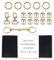 Hobby Horse Trensen Set ◆GOLD EDITION◆: DIY Materialset mit schwarzem Leder (ohne Anleitung)