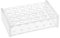OLYCRAFT 24 Sockel Acryl Transparentes Reagenzglasgestell Transparentes Acryl Testhaltergestell Zentrifugenröhrchenhalter Laborständer Für 1.5ml 2ml Reagenzgläser Chemielabor - Loch: 11mm 5mm