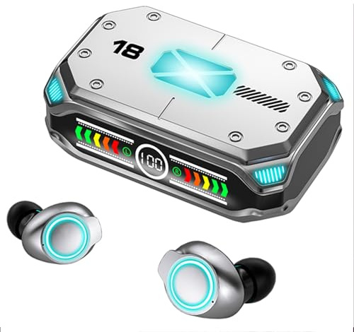 True Wireless Earbuds, 2024 Bluetooth Headphones 5.3 Earbuds, Waterproof Touch Control Ear Buds in-Ear Built-in Mic, with LED Power Display, IP7 Waterproof Earphones Sport Headset - Model 36
