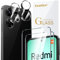 ivoler 2 Piezas Cristal Vidrio Templado Protector de Pantalla para Xiaomi Redmi 13 4G / Poco M6 4G, con 2 Piezas Protector de Lente de Cámara, 9H Dureza, Antiarañazos, Sin Burbujas