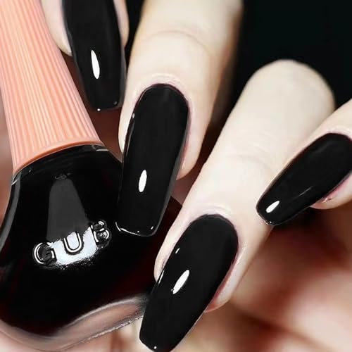 Major Dijit Smalto per unghie nero ad asciugatura rapida per nail art Smalto normale (0,42 fl oz.Nero-36)