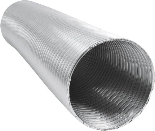 Intelmann Alu Flexrohr 1,5 m / 3 m / 5 m DN 50 63 71 76 80 100 125 150 160 180 200 224 250, Alu Schlauch Lüftungsrohr Alu-Flex-Rohr Alu Lüftungsrohr Luftrohr (1,5 m, DN 75)