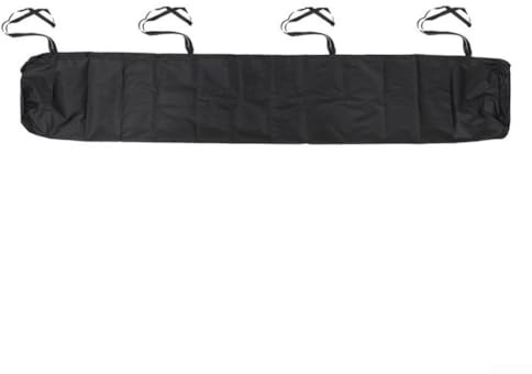 SPORTARC Copertura per tenda da sole per patio esterno, impermeabile, copertura per giardino, patio (nero, 3,5 m)