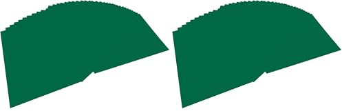 folia 6458 - Tonpapier tannengrün, DIN A4, 130 g/qm, 100 Blatt - zum Basteln und kreativen Gestalten von Karten, Fensterbildern und für Scrapbooking (Packung mit 2)