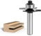 Milling Cutter,1pcs Biscuit Joint Slot Cutter Router Bit 8mm Shank T-Sloting Joint Slot Cutter Jointing Slotting Router Bit with Bearing Milling Cutter