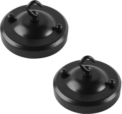 Ieron Piastra per Gancio per lampadario a soffitto, Base Rotonda, Montaggio a Vite per carichi Pesanti, Gancio Superiore per lampade a Sospensione, Fissaggio e Supporto per lampade da Parete