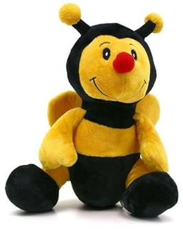 4Bee Große Plüschbiene 40 cm | XXL Kuscheltier Biene, waschbar & super weich | Stofftier Maskottchen, Geschenk für Kinder & Bienenfreunde