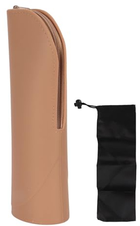 Stand-Up-Make-up-Pinsel-Tasche mit Reißverschluss, kompakt, tragbar, Reise-Kosmetikpinsel-Organizer, Tasche für Reisen