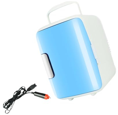 Oxxggkao Compact 12V Car Fridge 8L Capacity Cooling and Heating Functions Ideal for Travel Picnics Offices Compact Car Refrigerator