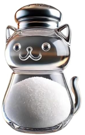Salt Pepper Shaker - Funny Animal Shaped Cooking Gadget, Stainless Steel Lid, Flavorizer for, Cute Spice Container for Grilling, Baking Salad Meat Steak | Picnic Beach Use