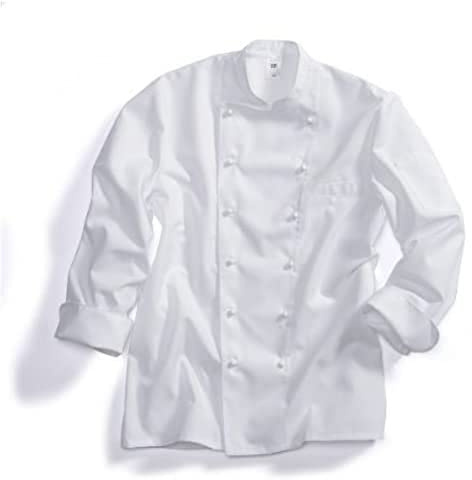 BP 1503-400-21-68 Kochjacke, 1/1 Ärmel mit Manschetten, 215,00 g/m² Stoffmischung, weiß, 68
