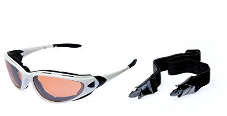 Alpland RADBRILLE - GLETSCHERBRILLE - Skibrille -Triathlon INKLUSIVE SOFTBAG SF 1 Kontrastverstärkte Gläser!