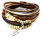 axy TWIC13 TIBET WICKELARMBAND SERIE 13! ECHT LEDER Armband Leather Bracelet!Surferarmband Schmuck (Modell 1)