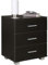 FineBuy Nachtkonsole Latina mit 3 Schubladen in Holz Modern, B x H x T: 45 cm x 54 cm x 34 cm, Design Nachtkästchen mit Füßen, Nako - Nachttisch Kommode, Nachtschrank