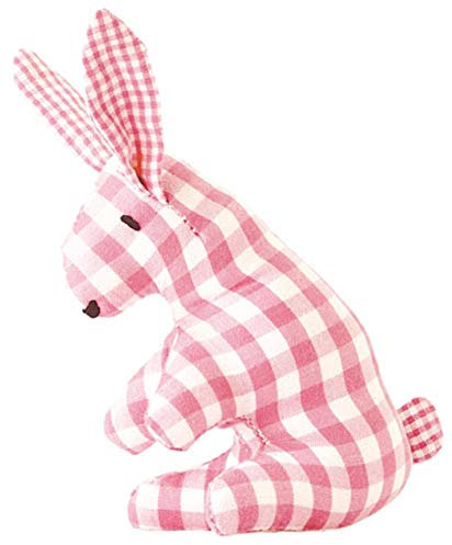 Käthe Kruse Mini Hase Farbe: Rosa/Weiß kariert = 1 Stück