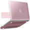 iBenzer Altes MacBook Pro 13-Zoll-Gehäuse A1278, Hardcase-Schutzhülle mit Tastaturabdeckung für Apple MacBook Pro 13 mit CD-ROM, Rotgold MMP13MPK + 1A