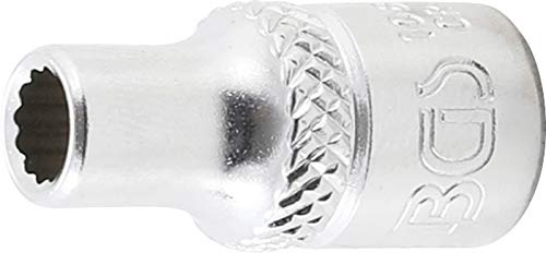 BGS 10871 | Steckschlüssel-Einsatz Zwölfkant | 6,3 mm (1/4) | SW 3/16