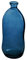 Atmosphera - Vase Dame Jeanne - Verre recyclé - Bleu Orage H51 cm