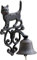 Glocke Gusseisen Wandmontage Türglocke Gartenglocke Katze Hund Vogel Farbe Katze