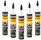 Isolbau Montage-Kleber Extra Stark High Tack - 5 x 530 g - Alleskleber für Innen- & Außenbereich - Baukleber Hybrid MS Polymer - Extrem Stark - 430 kg / 10 cm² - Weiß