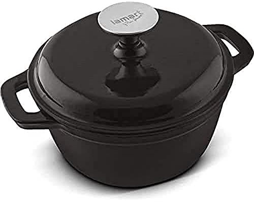 Pot en Fonte, 18cm x 9,7cm, Noir